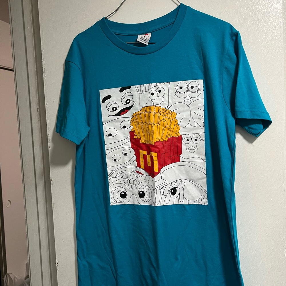 McDonald's 2024 Limited Edition Collectors Blue crewneck t-shirt